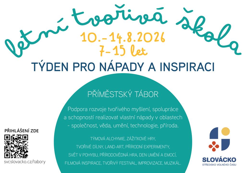 PT Letní tvořivá škola - týden pro nápady a inspiraci