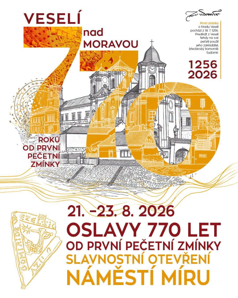 770 let Veselí nad Moravou