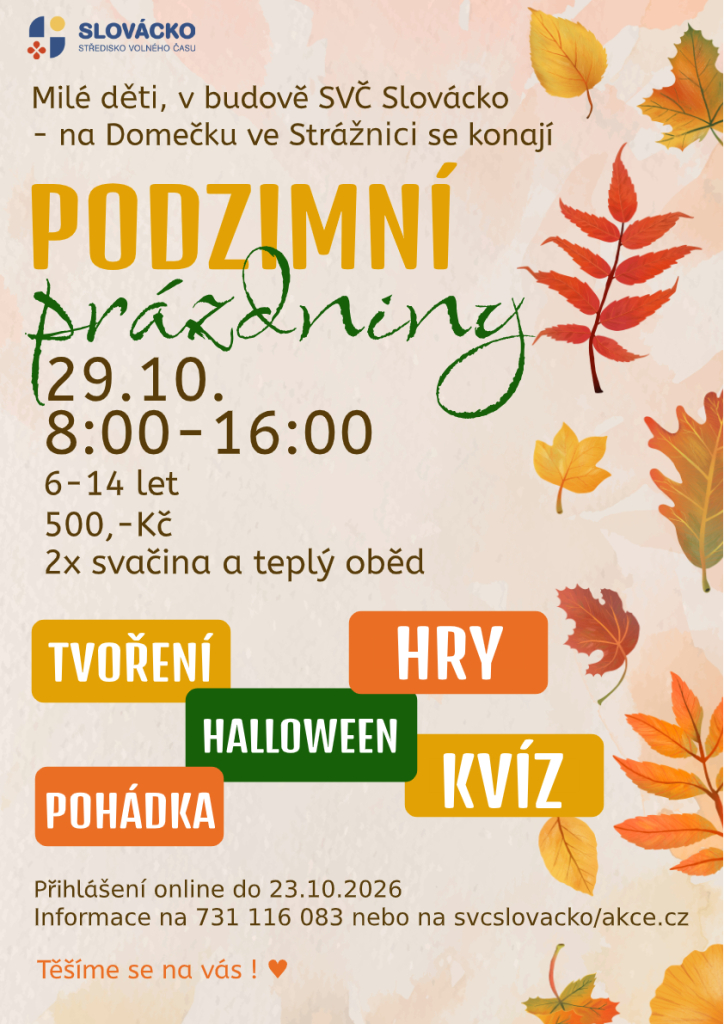 Podzimní prázdniny Strážnice