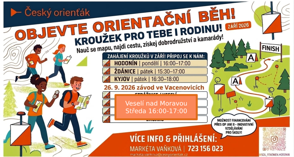 Orientační běh u nás !