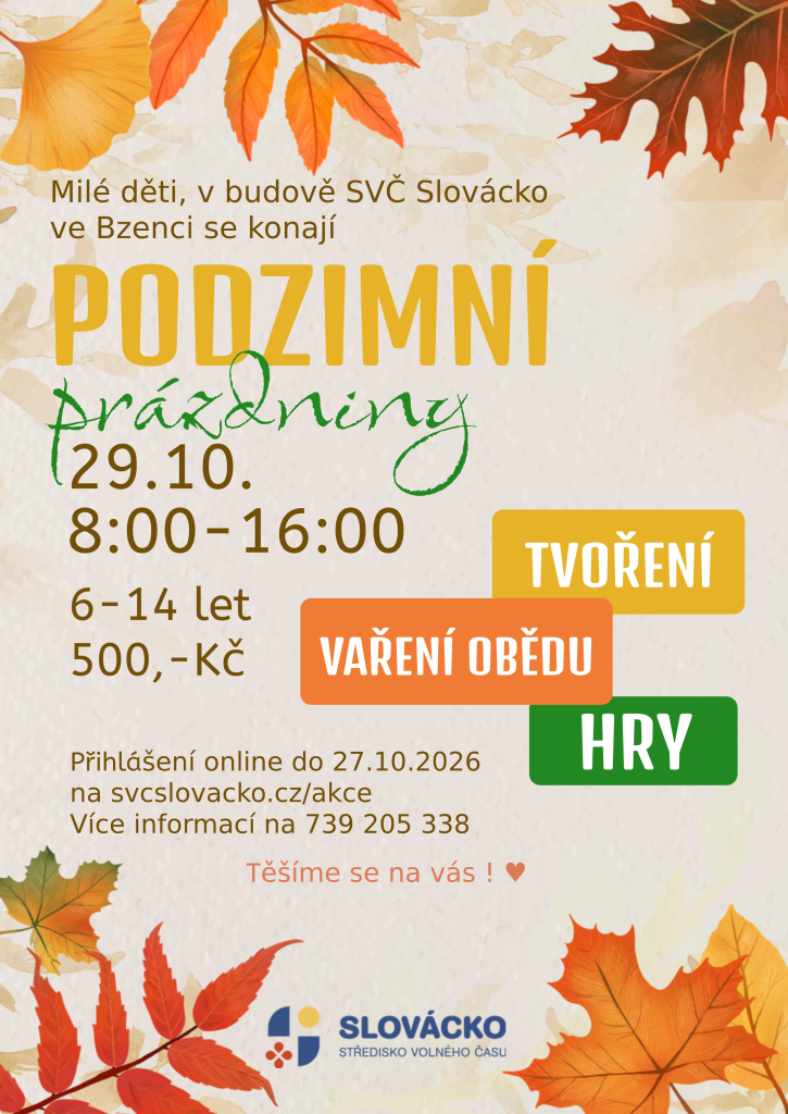 Podzimní prázdniny Bzenec