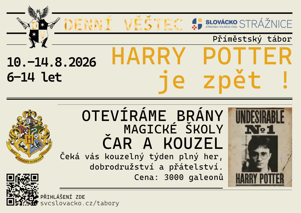 PT Harry Potter je zpět