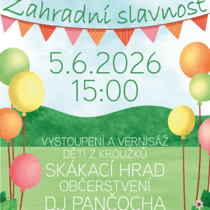Zahradní slavnost - Veselí