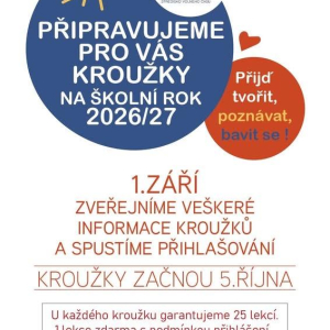 Kroužky 2026/2027