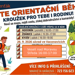 Orientační běh u nás !