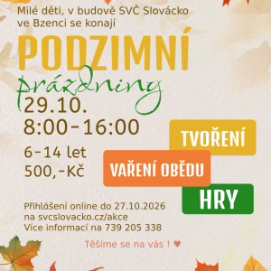 Podzimní prázdniny Bzenec