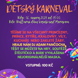 Dětský karneval Veselí