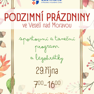 Podzimní prázdniny - SPORTOVNÍ A TANEČNÍ STŘEDA