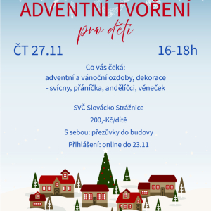 Adventní tvoření pro děti